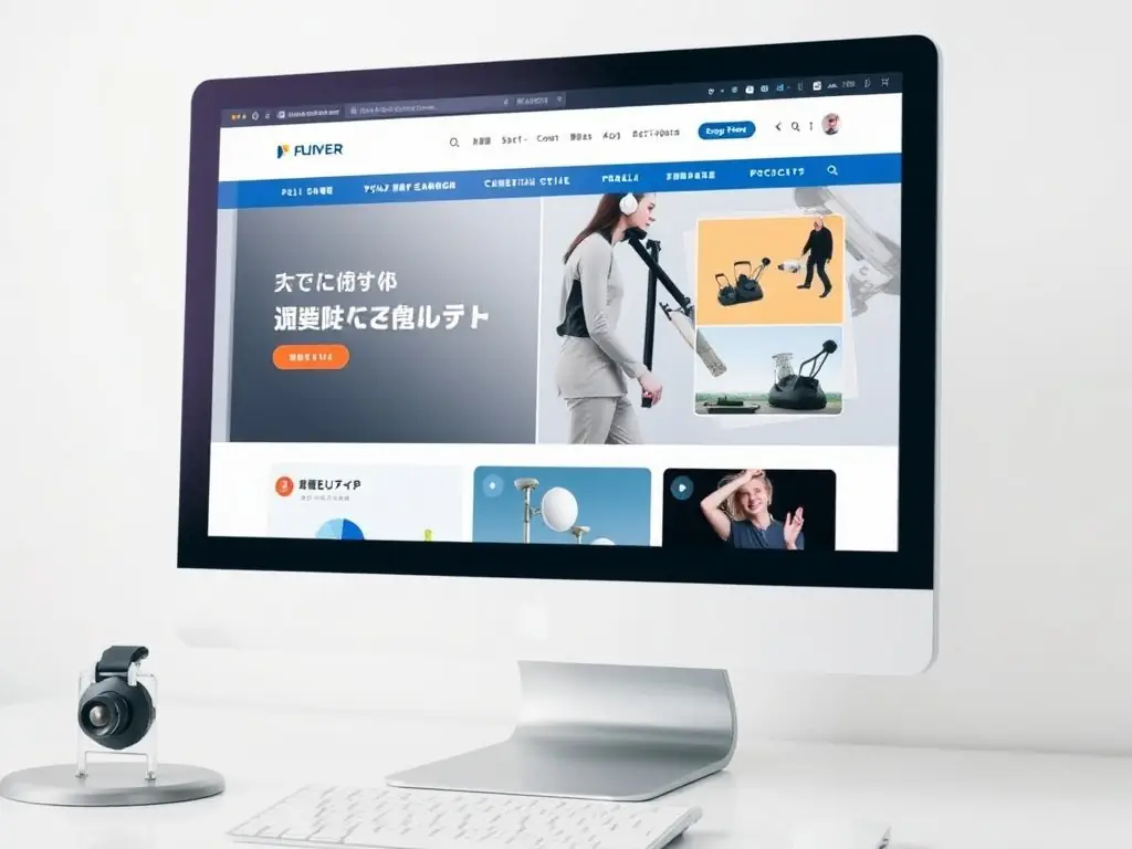 A clean, modern website design showcasing a user-friendly interface with intuitive navigation, reflecting the web page creation service offered by 123 Web Pages.